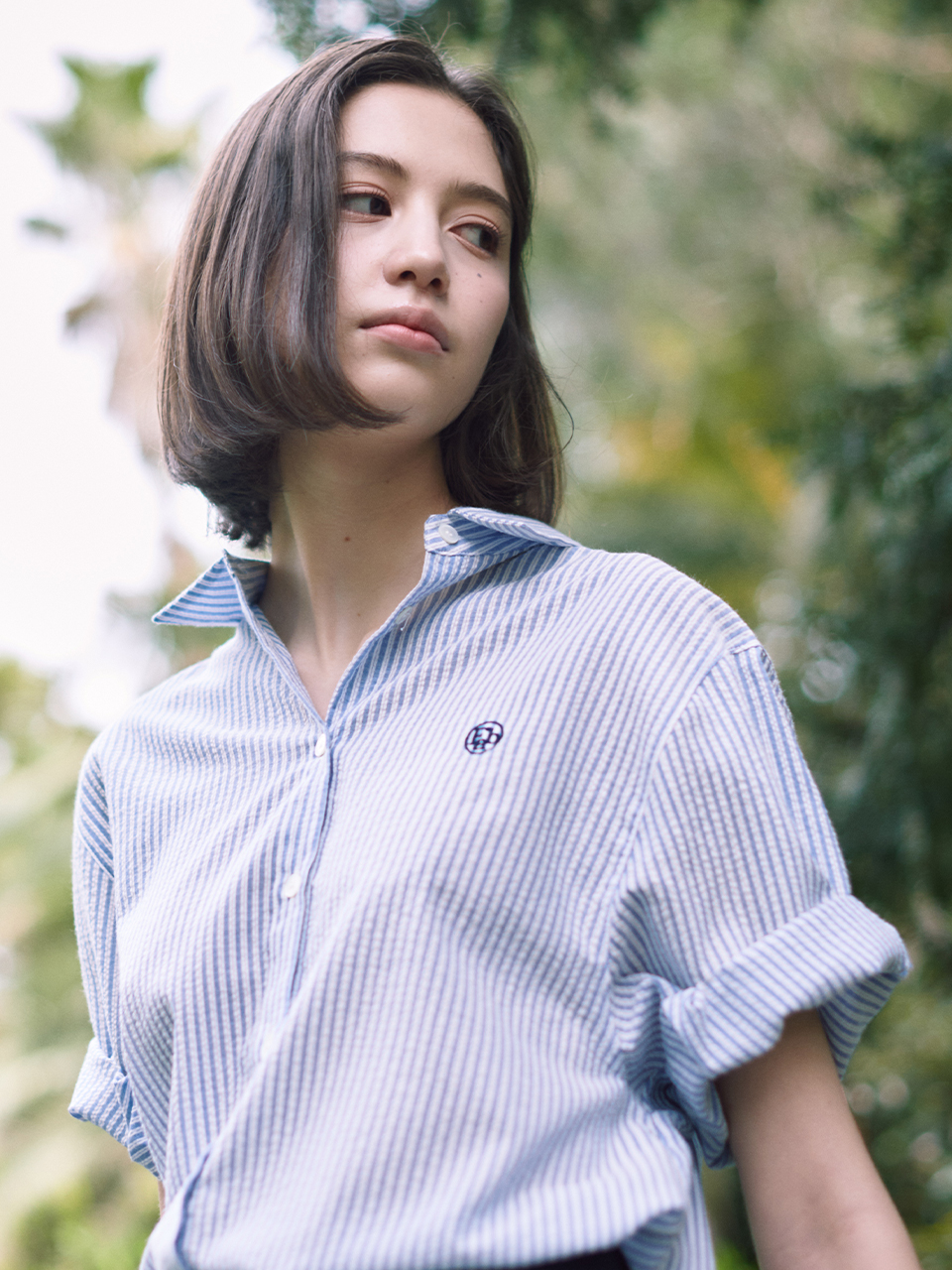 [Blue,Blue Check 5.13 예약배송]Stripe Half Sleeve Shirt_7color